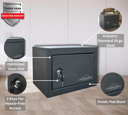 Steel Cabinet Series 14" Tall Ammo Security Cabinet With 2-Point Locking System (3 Years of Warranty) | SA-ACS-BD - Canadian Shield Safe Company