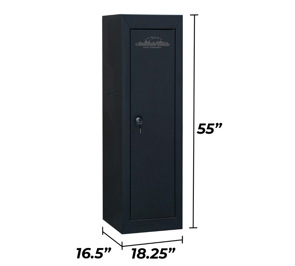 Steel Cabinet Series 55" Tall 14 Gun Cabinet With 4-Point Locking System (3 Years Warranty)