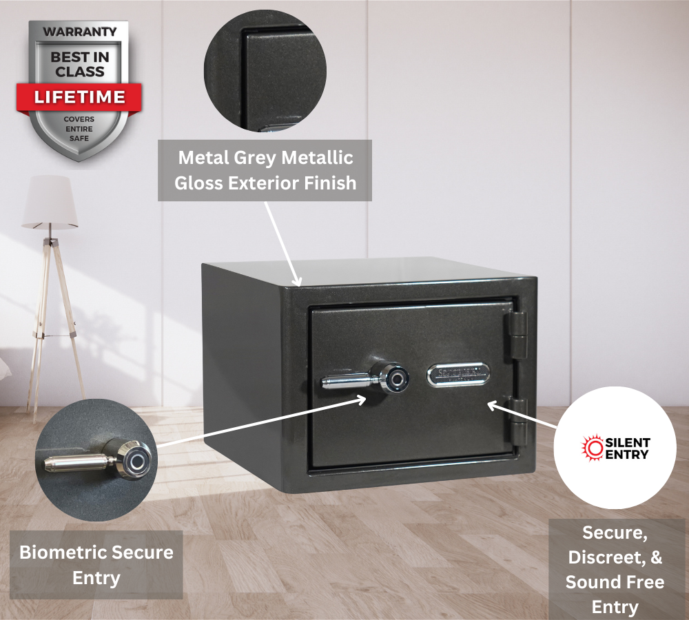 12" tall Platinum Series home safe with triple seal protection