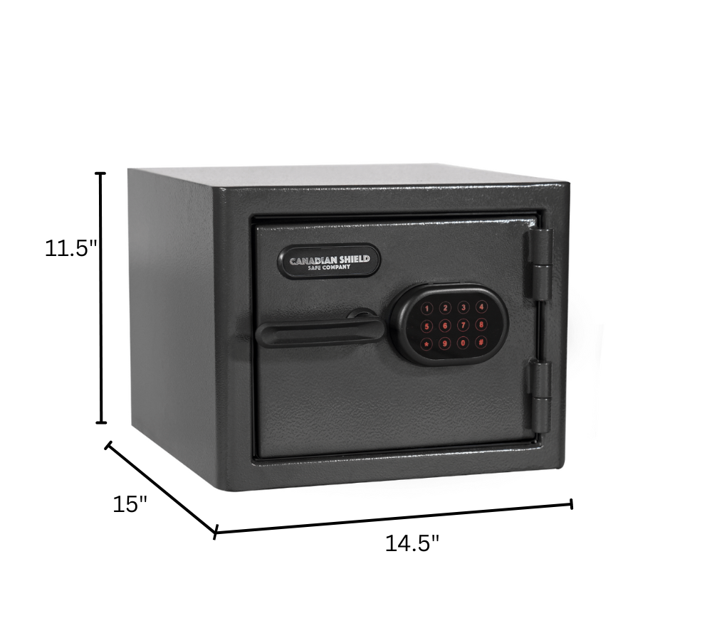 Diamond Series 11.5" tall safe with lifetime warranty