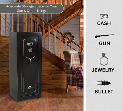 59" tall Preserve Series gun safe with electronic lock