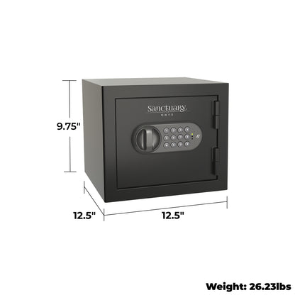 Sanctuary Onyx series compact safe designed for home and office use.