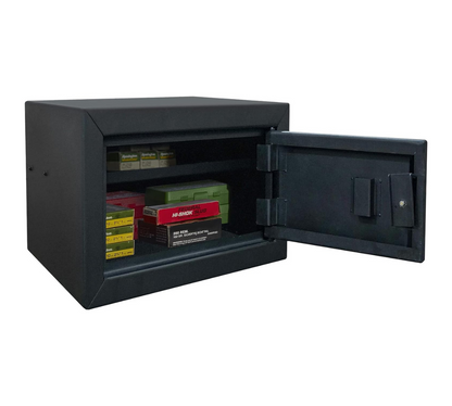 Steel Cabinet Series 14" Tall Ammo Security Cabinet With 2-Point Locking System (3 Years of Warranty) | SA-ACS-BD - Canadian Shield Safe Company