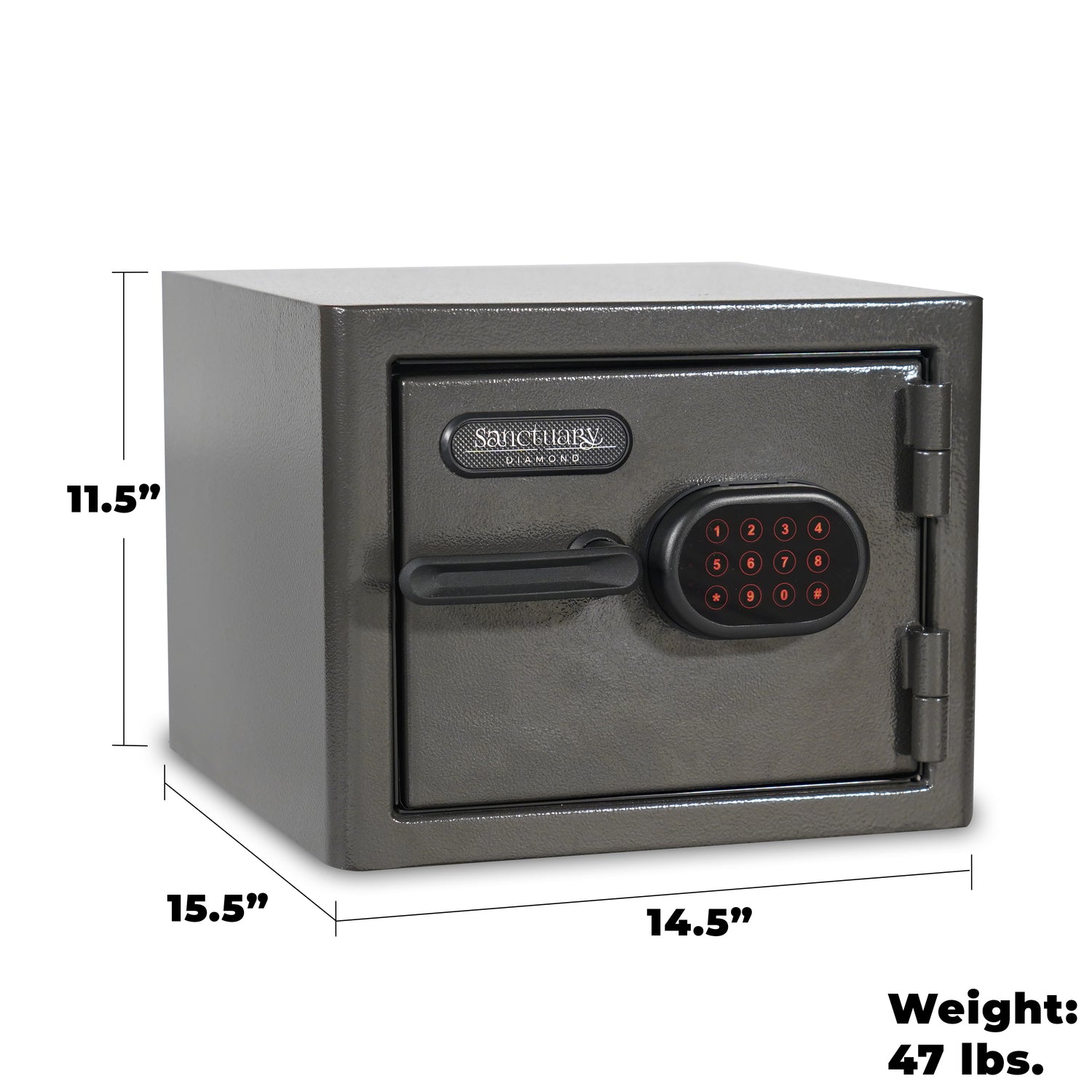 Secure documents office safe with electronic lock