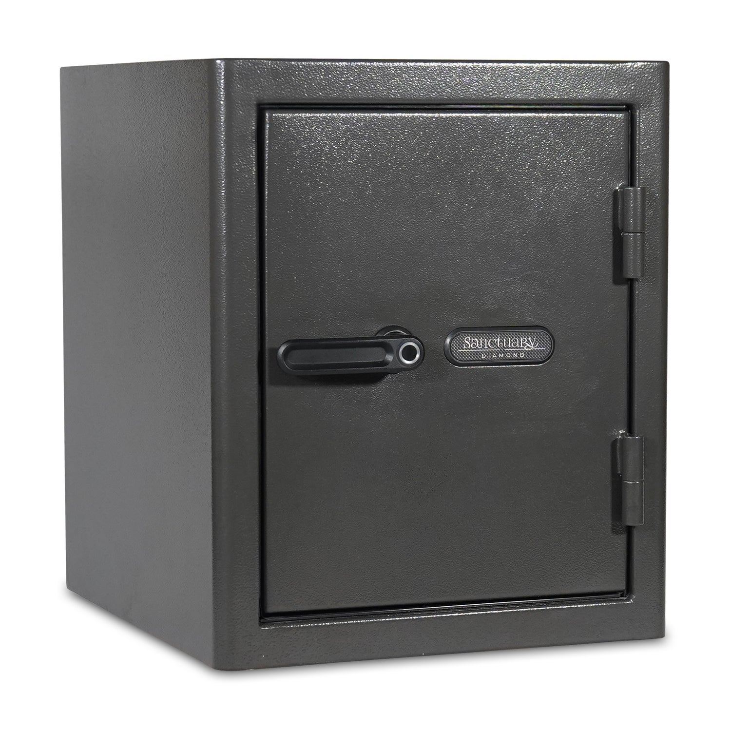 Front view of the Sports Afield Diamond Series 20.5” Tall Home & Office Safe with a sleek design and biometric lock.