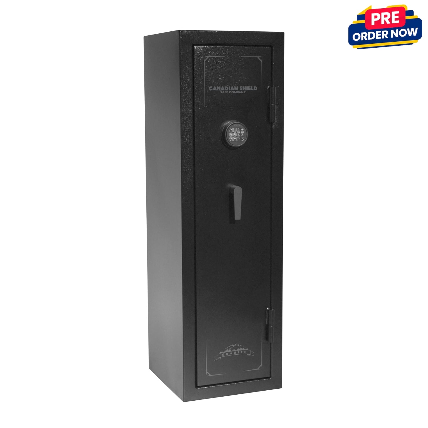 Granite Series 55" Tall Gun Safe with Electronic Lock & Fire Rated Protection (12 Gun Capacity) | SA5516INS-BD - Canadian Shield Safe Company