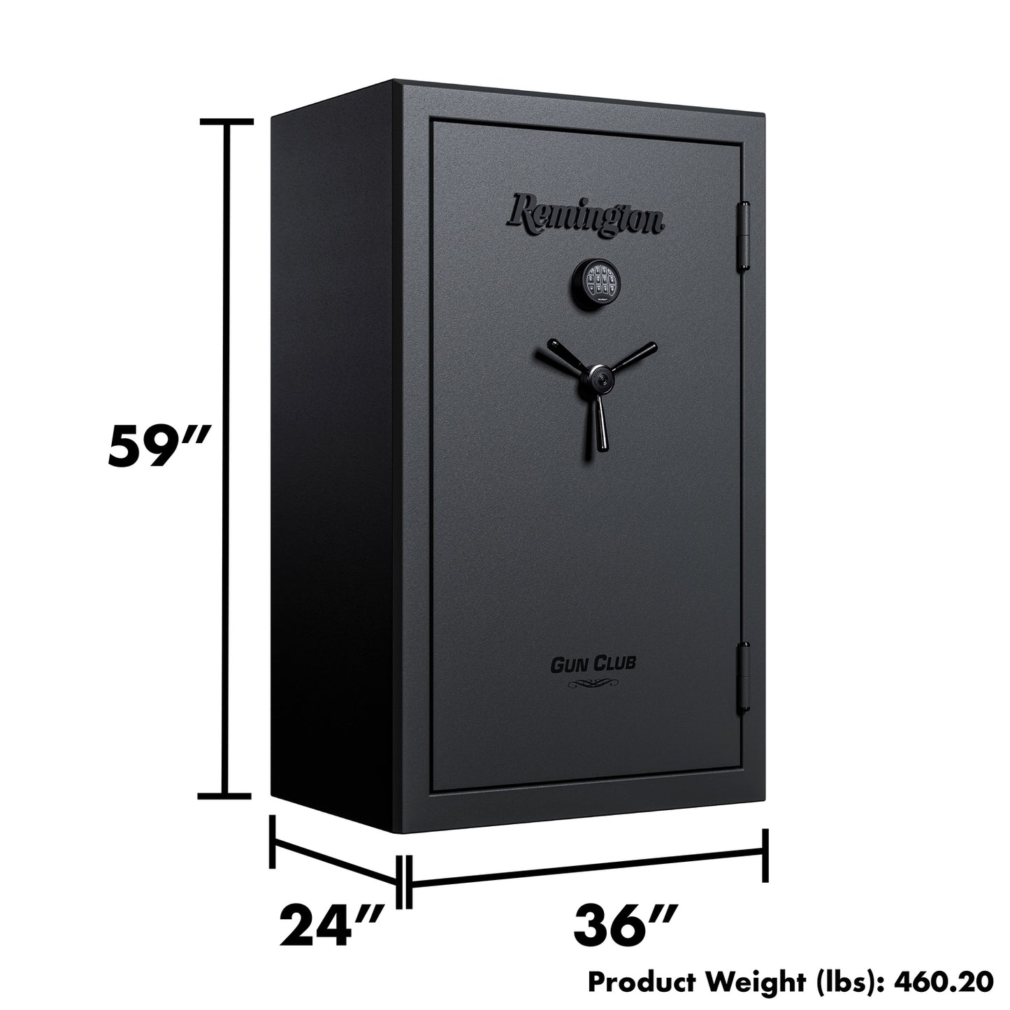 36 + 4-Gun capacity Remington safe with EMP-resistant electronic lock