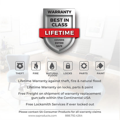 lifetime warranty on safe