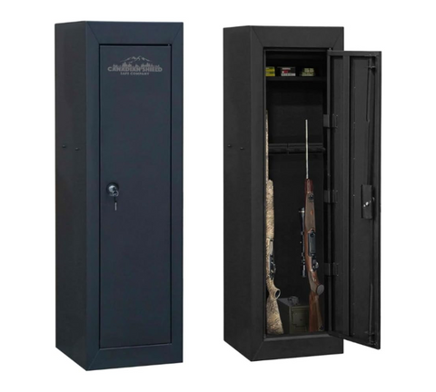 Steel Cabinet Series 55" Tall 14 Gun Cabinet With 4-Point Locking System (3 Years Warranty) | SA-GC14-BD - Canadian Shield Safe Company