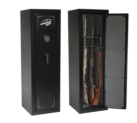 Granite Series 55" Tall Gun Safe with Electronic Lock & Fire Rated Protection (12 Gun Capacity) | SA5516INS-BD - Canadian Shield Safe Company