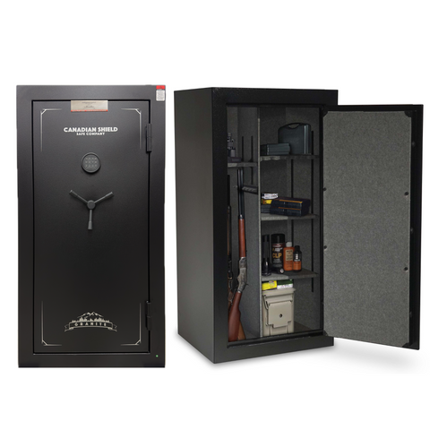 Granite Series 55" Tall Gun Safe With Electronic Lock & Fire Rated Protection (30 Gun Capacity) | SA5529INS-BD - Canadian Shield Safe Company