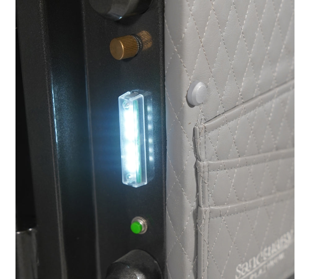 12" tall document storage safe with biometric lock